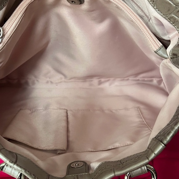 Coach Metallic Croc-Embossed Tote - Picture 16 of 16